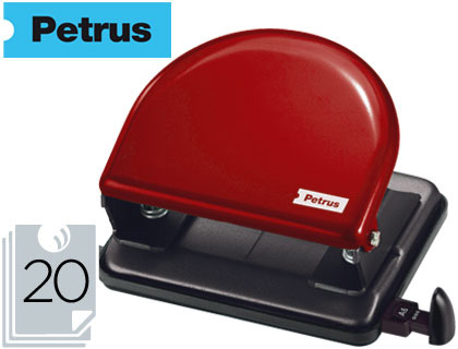 Taladro Petrus 52 20 hojas rojo